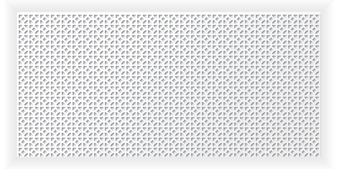 Экран д/радиатора 1200*600 Сусанна Белый STELLA