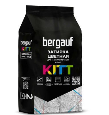 Затирка д/швов _ белая Kitt Bergauf 2кг/10