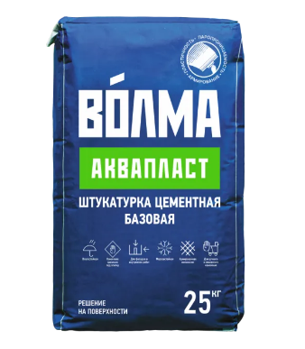 Штукатурка цементная Волма Аквапласт 25кг/56