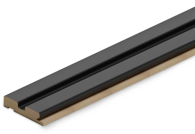 Профиль Старт МДФ Beats De Luxe Black Lead 2700x66,5x16 (упак.4шт)