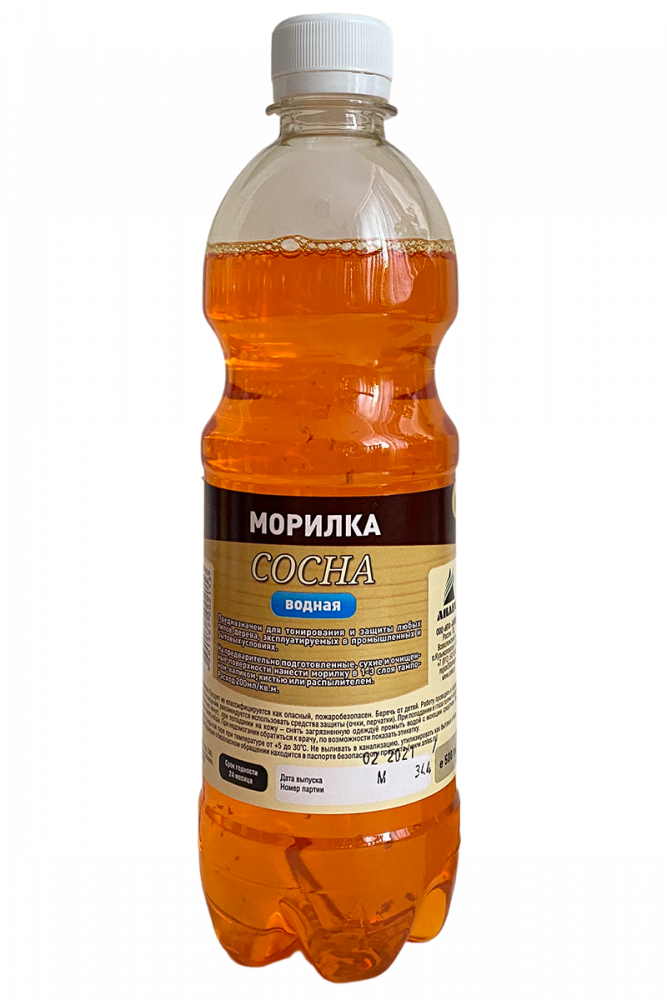Морилка водная Сосна/ПЭТ тара 500 мл/АНЛЕС/20