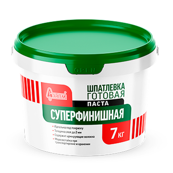 Шпатлевка готовая суперфинишная Старатели 7кг