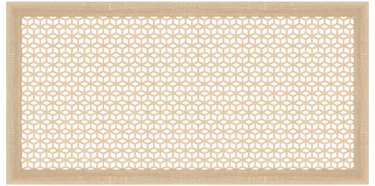 Экран д/радиатора 1200*600 Илона Дуб Сонома STELLA