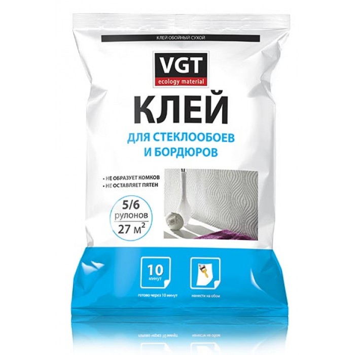 Клей обойный для стеклообоев и бордюров 0,2 кг ВГТ/24