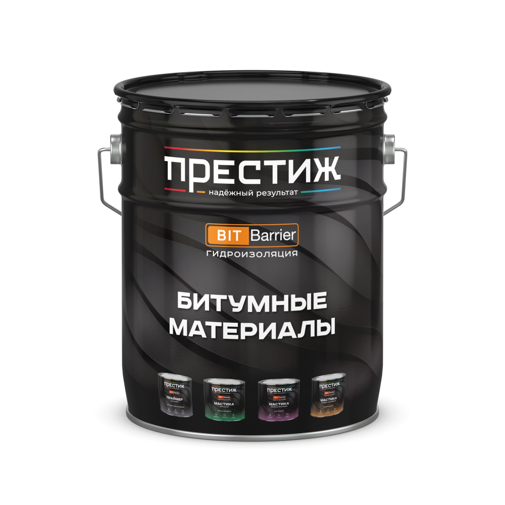 Мастика битумная для фундамента 8 кг Престиж