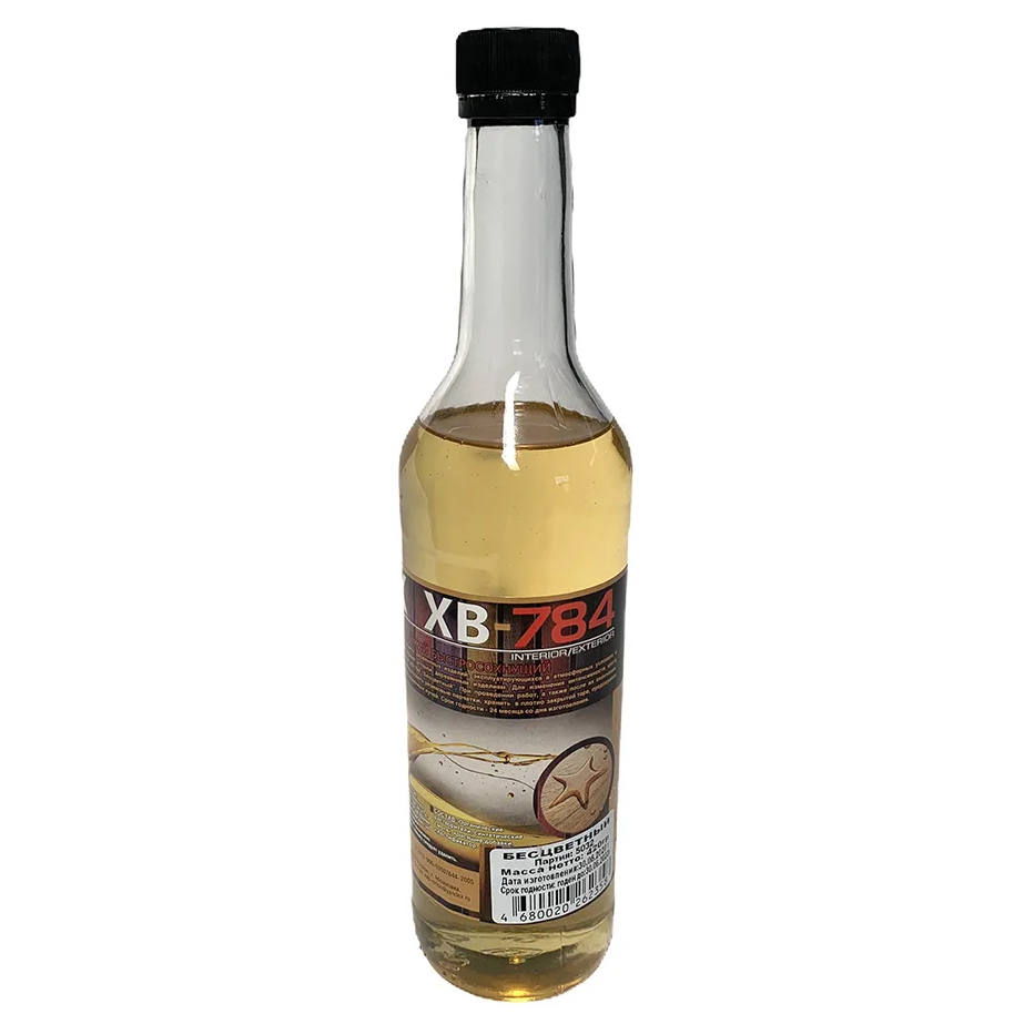 Лак ХВ-784 бесцветный 0,5 л Новоколор/12