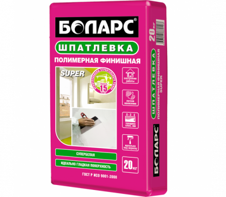 Шпатлевка финишная БОЛАРС 20кг/48