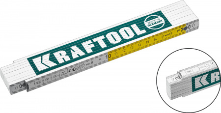 Метр складной усиленный 2м KRAFTOOL