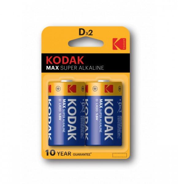 Эл.пит. Kodak LR20-2 блистер/20/100