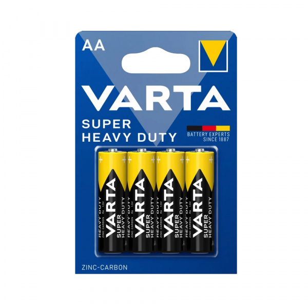 Элемент питания VARTA Super Heavy Duty R06-4 блистер/48