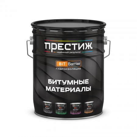Мастика битумная для фундамента 8 кг Престиж