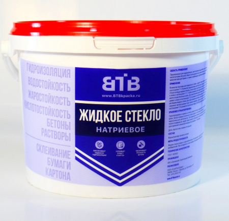 Жидкое стекло ВТВ 1,3 кг/12