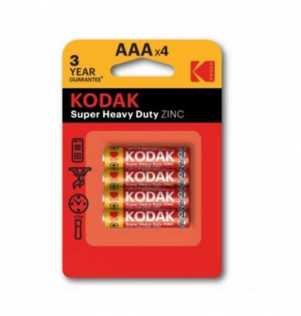 Эл.пит. Kodak R03-4 блистер Heavy Duty/40