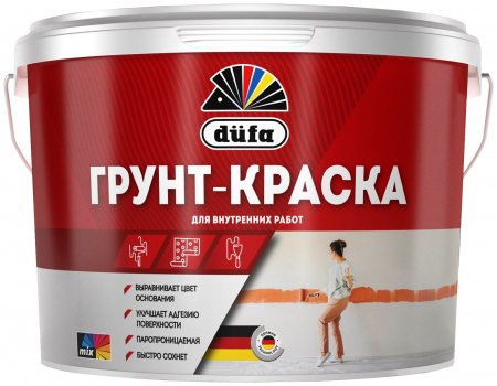 ГРУНТ-КРАСКА 9 л Dufa