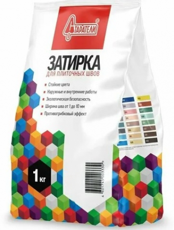 Затирка д/швов _ белая 002 Старатели 1кг/10