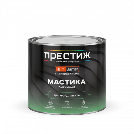 Мастика битумная для фундамента 2 кг. Престиж