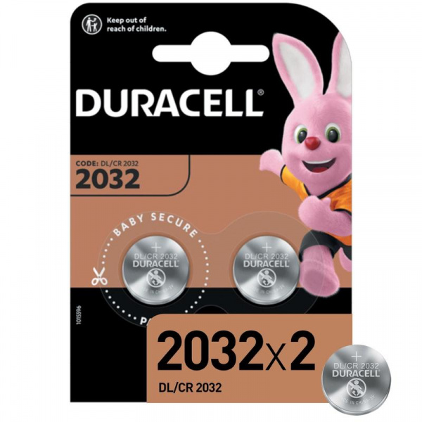 Эл.пит. CR 2032-2 блистер Duracell
