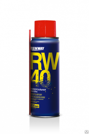 RW-40 Смазка универсальная 200 мл аэрозоль RUNWAY/24
