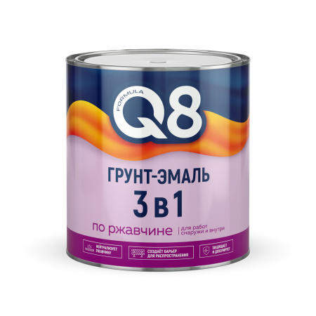Грунт-эмаль по ржавчине синяя 2,6 кг FORMULA Q8/6