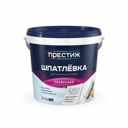 Шпатлевка акриловая латексная 1,5 кг Престиж/8