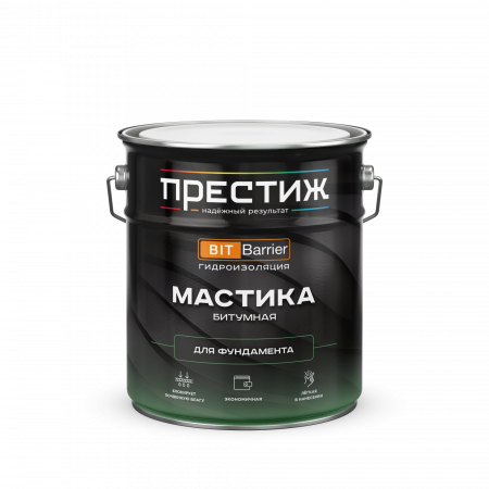 Мастика битумная для фундамента 4 кг. Престиж