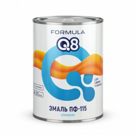 Эмаль ПФ-115 темно-серая 0,9 кг FORMULA Q8/14